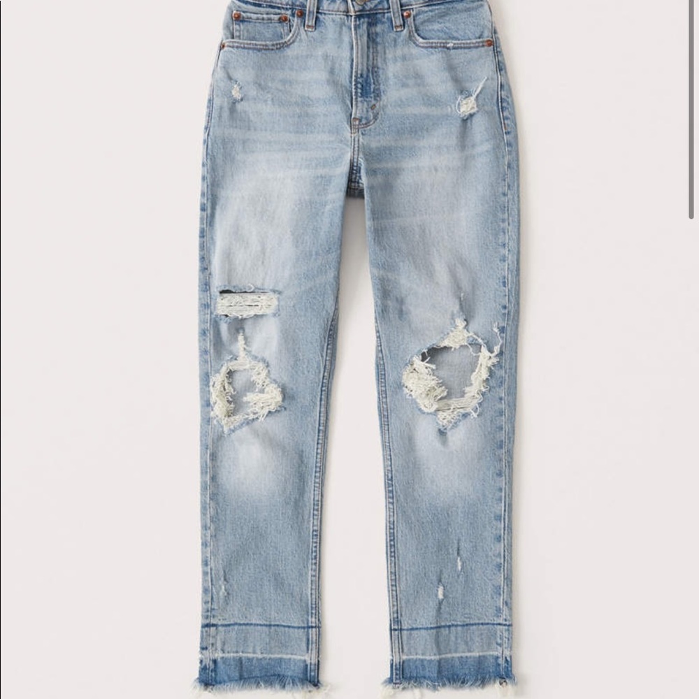 Rise high rise flared bottom jeans!